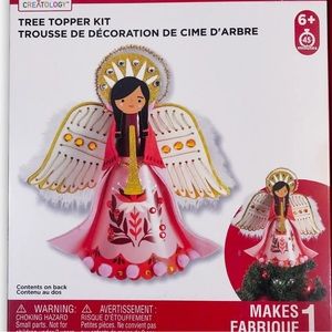 Angel Christmas Tree Topper DIY Craft Kit for Kids, 6+